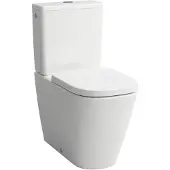 Laufen MEDA Stand-WC-Kombination, spülrandlos, Silent Flush, 360x680mm, Tiefspüler, H8241114000001, Farbe: Weiß mit LCC