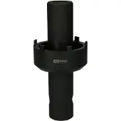 Ks Tools 3/4" Nutmuttern-Schlüssel mit 6 Zapfen, Führungsrohr für Mercedes-Trailer-Achsen, Innenzapf - 460.3790