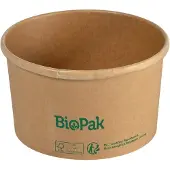 Duni Bowl Ronda SLIM Karton/PLA Braun 550 ml Braun Karton FSC/PLA 117x117x74 | Packung (35 Stück)