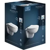 Ideal standard WC-Paket i.life A randlos mit Uni.WC-Sitz softclose, weiß