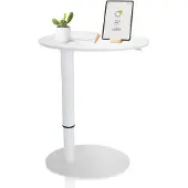 OEM Steh-Sitz-Schreibtisch STAND III, MDF, weiß, 65x50 cm, höhenverstellbar