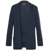 Green Cotton Jersey-Blazer Elise blau