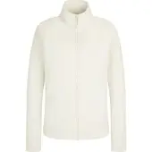 Ziener Fleecejacke "JAIKA-Z DAMEN", Damen, Gr. 36, weiß (weiß fog), Obermaterial: 100% Polyester. Obermaterial 2: 94% Polyester, 6% Elasthan, Jacken Fleecejacke, Teddyfleece, warm, elastisch