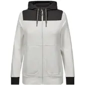 Engel Sweatshirtjacke mit Kapuze Damen 8334-247-30179 Gr. 2XL weiß/anthrazit