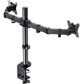 Techly ICA-LCD 582-D, Klemme, 16 kg, 33 cm (13"), 81,3 cm (32"), 100 x 100 mm, Schwarz