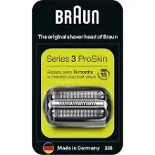 Braun 32B, Scherkopf, 1 Kopf/Köpfe, Schwarz, 370, 350cc, 370cc