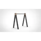Dripio Design-Bockgestell, gebeiztes Holz & Metall, 1 Stück