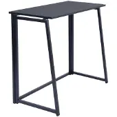 OEM Klappbarer Computertisch 80x44x74 cm Schwarz Metall