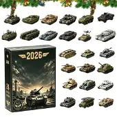 Merkloos Mini-Adventskalender mit Tankstellen-Motiv