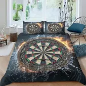 Merkloos 3D-gedrucktes Bettwäsche-Set für Einzelbett