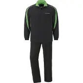 Jan Vanderstorm Trainingsanzug "Freizeitanzug EIRIK", Herren, Gr. 62, grün (schwarz grün), Obermaterial: 100% Polyester COOLMAX PES(Coolmax)., Homewear-Sets Trainingsanzug