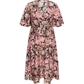 KAFFE CURVE Midikleid "Damen Kleid KCsarina"