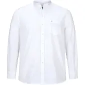 Babista Langarmhemd "Stehkragenhemd VITTORINO", Herren, Gr. L, weit, weiß, Obermaterial: 100% Baumwolle CO., Hemden Langarmhemd