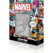 OEM Metall-Sammelkarte Iron Man, Marvel, 9,2 x 12,7 cm