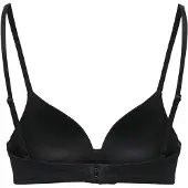 ONLY T-Shirt-BH "ONLTRACY LAURA MOLDED BRA NOOS ACC", Damen, Gr. S (36), N-Gr, schwarz, Jersey, Obermaterial: 75% Nylon, 25% Elasthan, unifarben, BHs T-Shirt-BH, Kunstfaser