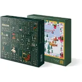 OEM Adventskalender mit 24 Welt-Geschenken, grün, 2 kg