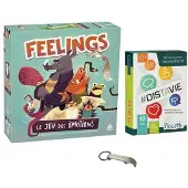 OEM 2 Spiele: Feelings + Die runden Emotionen – Kartenspiel ab 5 Jahren