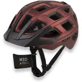 OEM Kinder-Fahrradhelm Maroon Red 49-53 (S) mit LED-Rücklicht