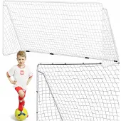 Martom Großes Fußballtor 300x200x120cm mit stabiler Stahlkonstruktion