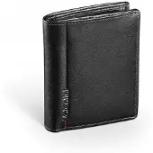Valentini Mild 213 Leder Herren-Portemonnaie Schwarz Klein RFID