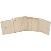 Valentini Lirna 503A Damen Geldbörse Klein Leder Beige