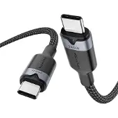 Vention TRIBH, 2 m, USB C, USB C, USB 2.0, Schwarz