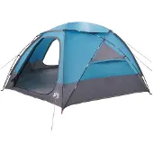 vidaXL Kuppelzelt mit abnehmbarem Regenfly 8 Personen Blau
