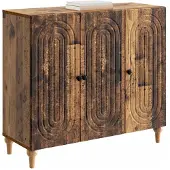 vidaXL Sideboard Altholz 89 x 34,5 x 80 cm Holzwerkstoff