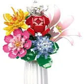 WOMA W11540 Blumen Set Klemmbausteine 653 Teile