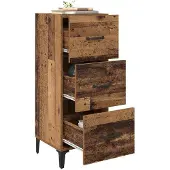 vidaXL Sideboard Altholz 34,5 x 34 x 90 cm Holzwerkstoff