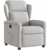 vidaXL Relaxsessel Wolkengrau Stoff