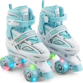 Apollo Super Quad X Pro Rollschuhe - White/Mint - L - 39-42