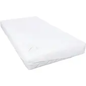 PRIMERA Spannbettlaken "Luxus-Satin", weiß, B:100cm L:200cm, Satin, Obermaterial: 100% Baumwolle, Bettlaken, Spannbettlaken, in hochwertiger Qualität