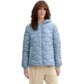 Tom Tailor Hybrid Steppjacke mit Kapuze, Sand Stone beige, XXXL