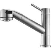 Sonstiges Küchenarmatur mit ausziehbarer Brause, 360° schwenkbar, 2 Brausefunktionen, Edelstahl gebürstet