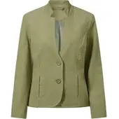 Witt Blusenblazer "Cord-Blazer Cordblazer", Damen, Gr. 38, grün (schilf), Cord, , Modisch, Blazer Blusenblazer