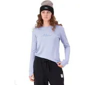 Mons Royale Yotei Merino Classic Long Sleeve, Skiunterhemd, Damen, blau