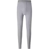 Witt Lange Unterhose "Hose lang Hose lang 2 Stück", Herren, Gr. 5, 2 Stk., Feinripp, grau (marine, grau, meliert), Feinripp, , Unterhosen Lange Unterhose