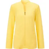 Witt Jerseyblazer "Jersey-Blazer Jerseyblazer in Stretch-Qualität", Damen, Gr. 48, gelb (zitrone), Basic, Blazer Jerseyblazer