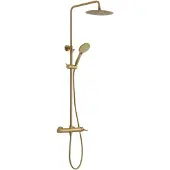 Hak ICONIC Duschsäule mit Armatur, Gold matt