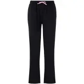 Witt Jogginganzug "Freizeitanzug Freizeitanzug mit Kontrast-Details", Damen, Gr. 44/46, schwarz (schwarz, orchidee), Basic, Sportanzüge Jogginganzug