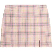 Superdry für Damen. W7210321A Rosa karierter Minirock (S), Lässig, Polyester