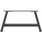 vidaXL Couchtischbeine A-Form 2 Stk. Anthrazit 70x(30-31) cm Stahl