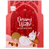 Accentra Adventskalender DREAMY WINTER mit 24 Überraschungen in roter Box Rot