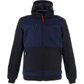 Helstons Soft Air Mesh Motorrad Textiljacke, schwarz/blau, S