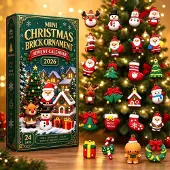 Generisch Mini Weihnachts-Adventskalender 2026 24 3D Silikon Ornamente