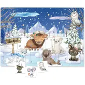 Papierdrachen Adventskalender 2026 Tattookalender STYLISCHES DESIGN Wintertiere