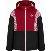 Ziener ABBE-Z jacket junior unisex Mädchen Ski-/Snowboardjacke rot leo 140