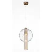 Maytoni Flusso Pendelleuchte, Hängeleuchte GU10 24cm Bronze