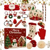 Generisch Weihnachtlicher Countdown-Kalender Armbänder Haar-Accessoires Strümpfe